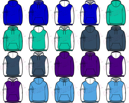 Hoodie Keyring Digital Design Bundle – Blank & Leavers Edition