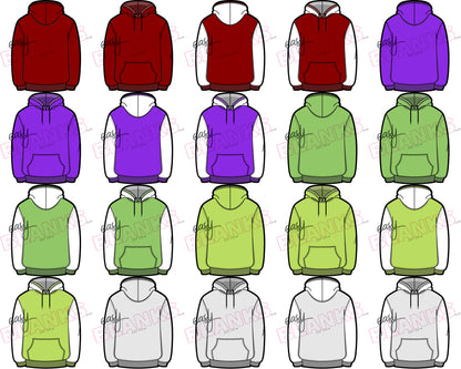 Hoodie Keyring Digital Design Bundle – Blank & Leavers Edition