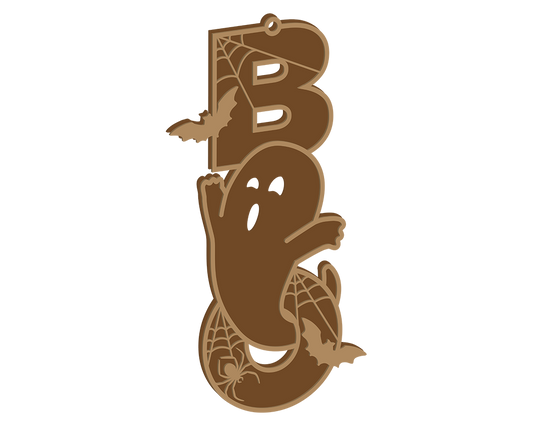 Ghost Themed Boo Plaque (EB0005)