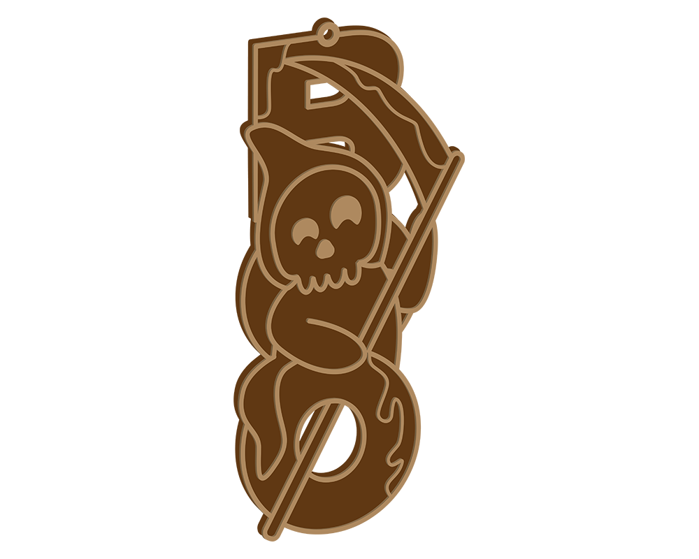 Reaper Themed Boo Plaque (EB0008)