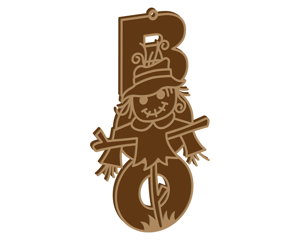 Scarecrow Themed Boo Plaque (EB0009)