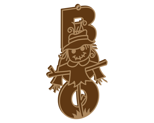 Scarecrow Themed Boo Plaque (EB0009)