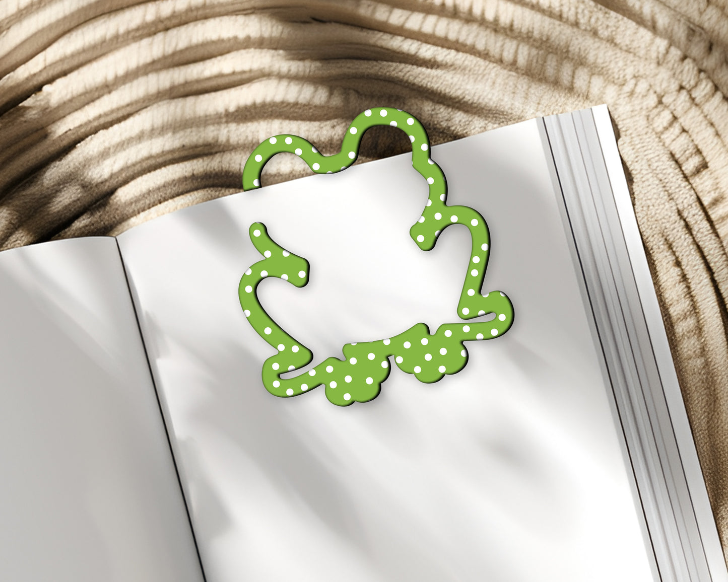 Frog Shaped Bookmark