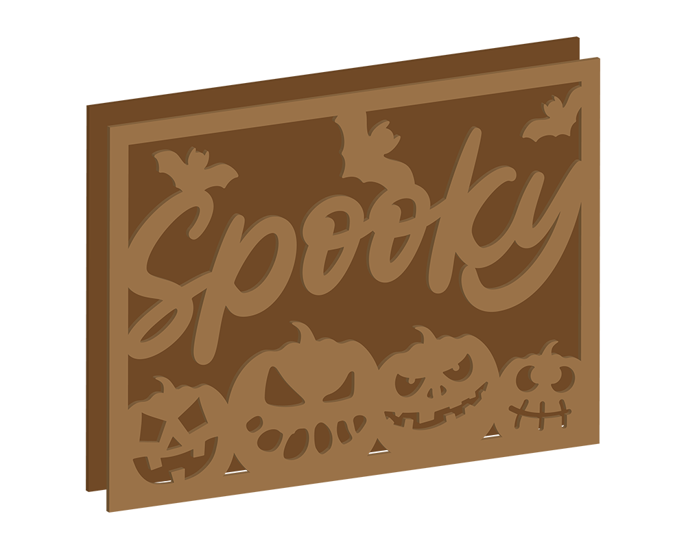 Spooky Halloween Plaque