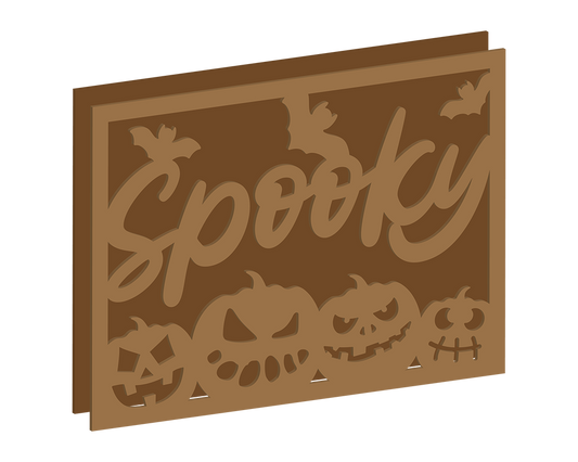 Spooky Halloween Plaque