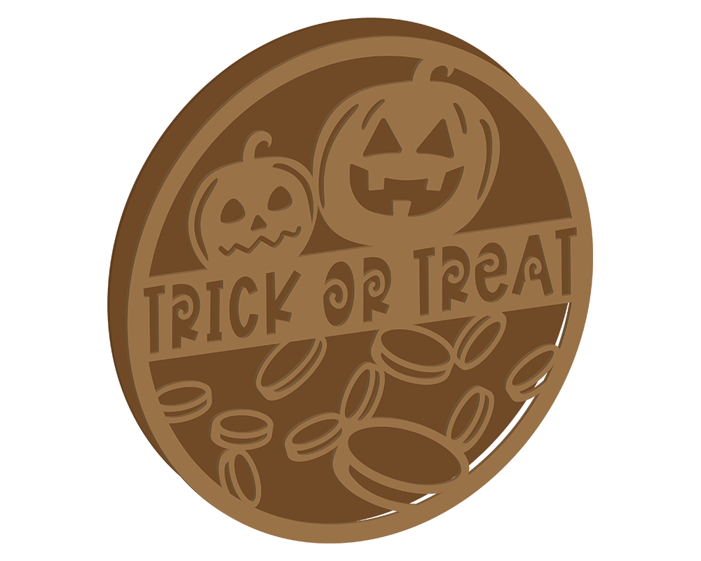 Trick Or Treat Halloween Plaque