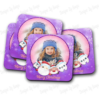 Christmas Photo Mug and Coaster Sets (8 Styles Inc)