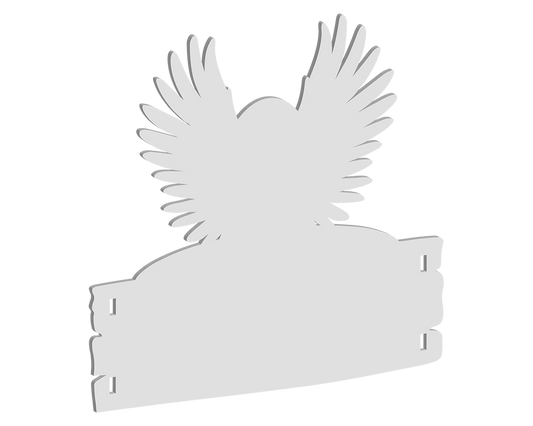 Winged Memorial Bench 3